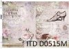 Papier decoupage (HS code 48025700) D0515M
